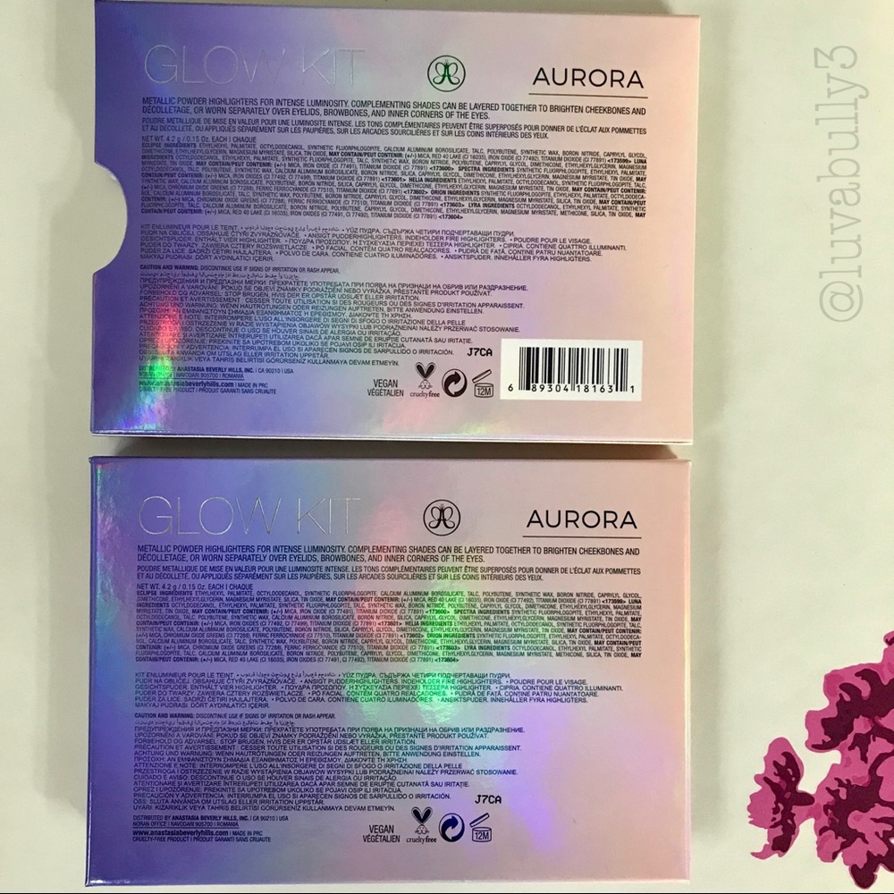 BNIB Anastasia Glow Kit, Aurora - Picture 5 of 8